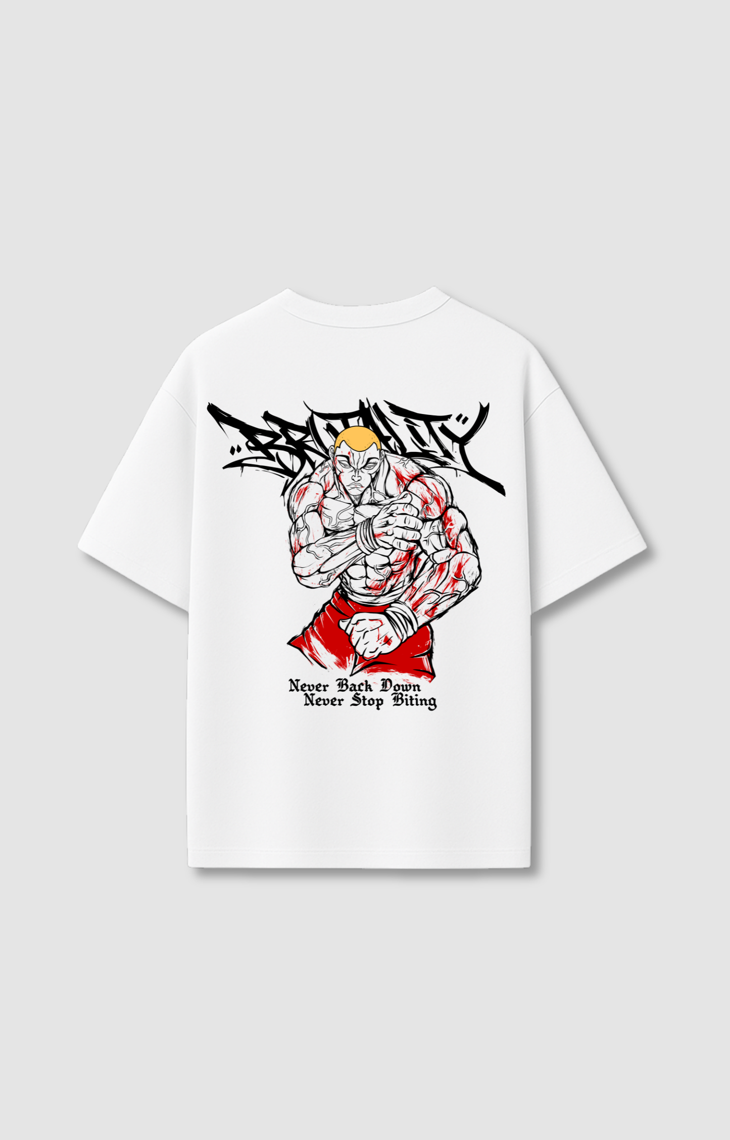 "BRUTALITY" OVERSIZED SHIRT