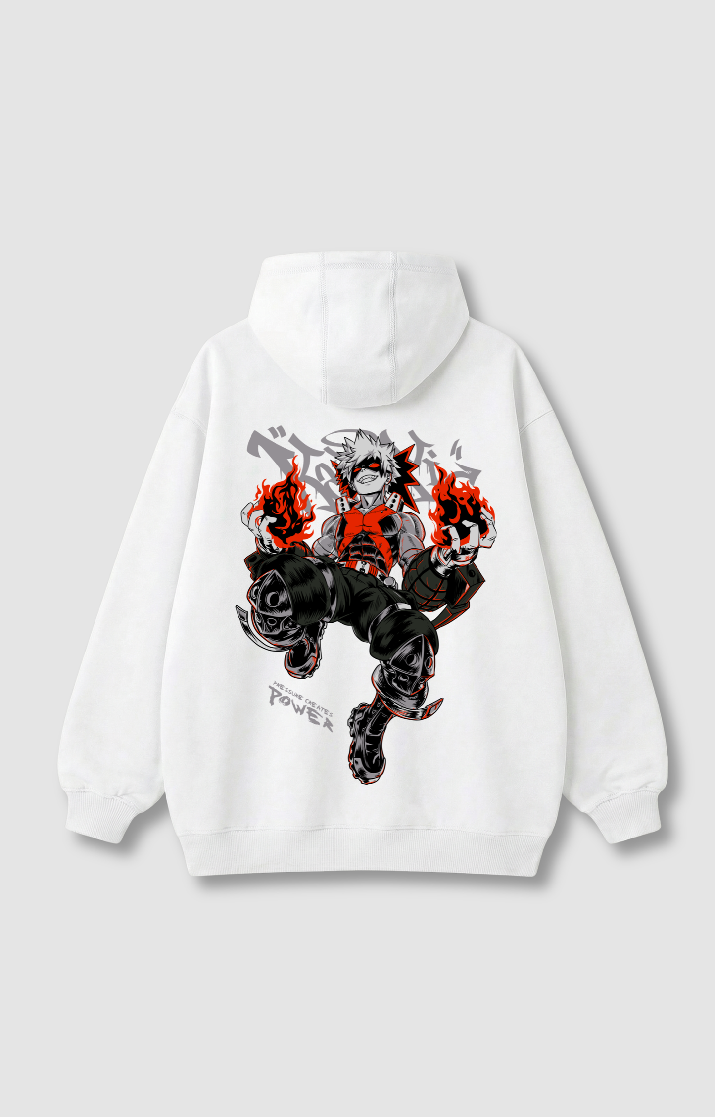 "FORGED POWER" OVERSIZED HOODIE