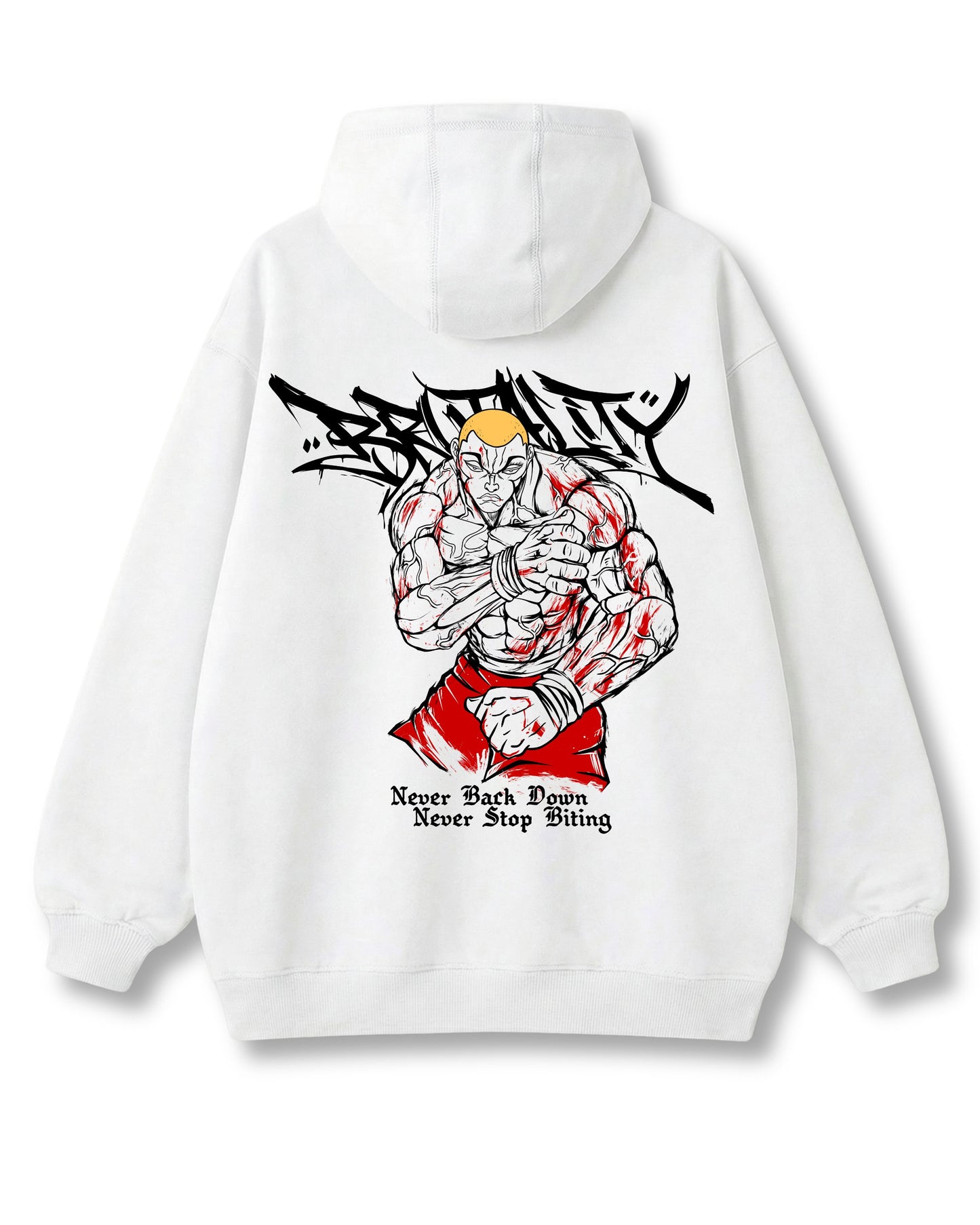 "BRUTALITY" OVERSIZED HOODIE