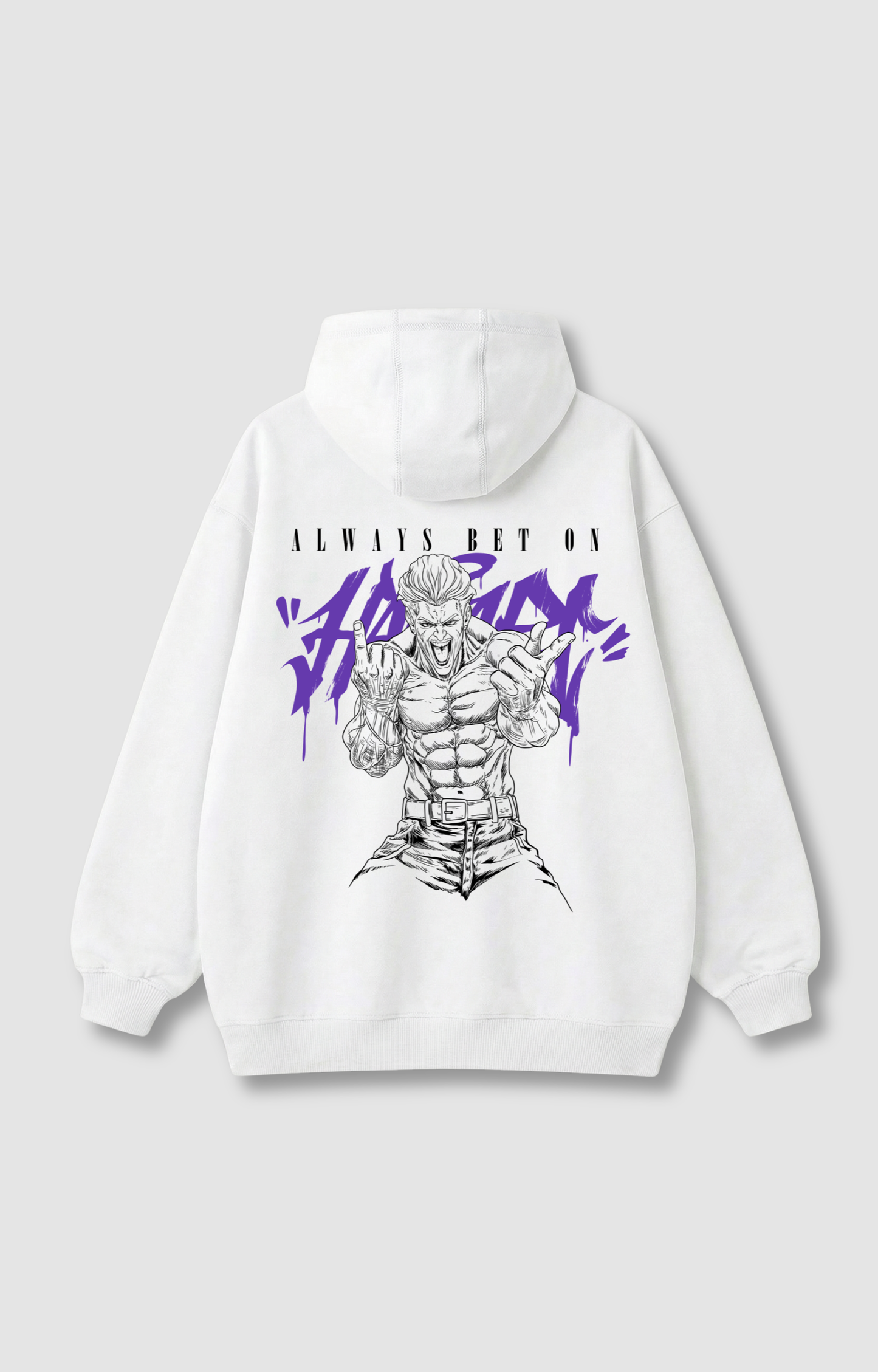 "BET ON" OVERSIZED HOODIE