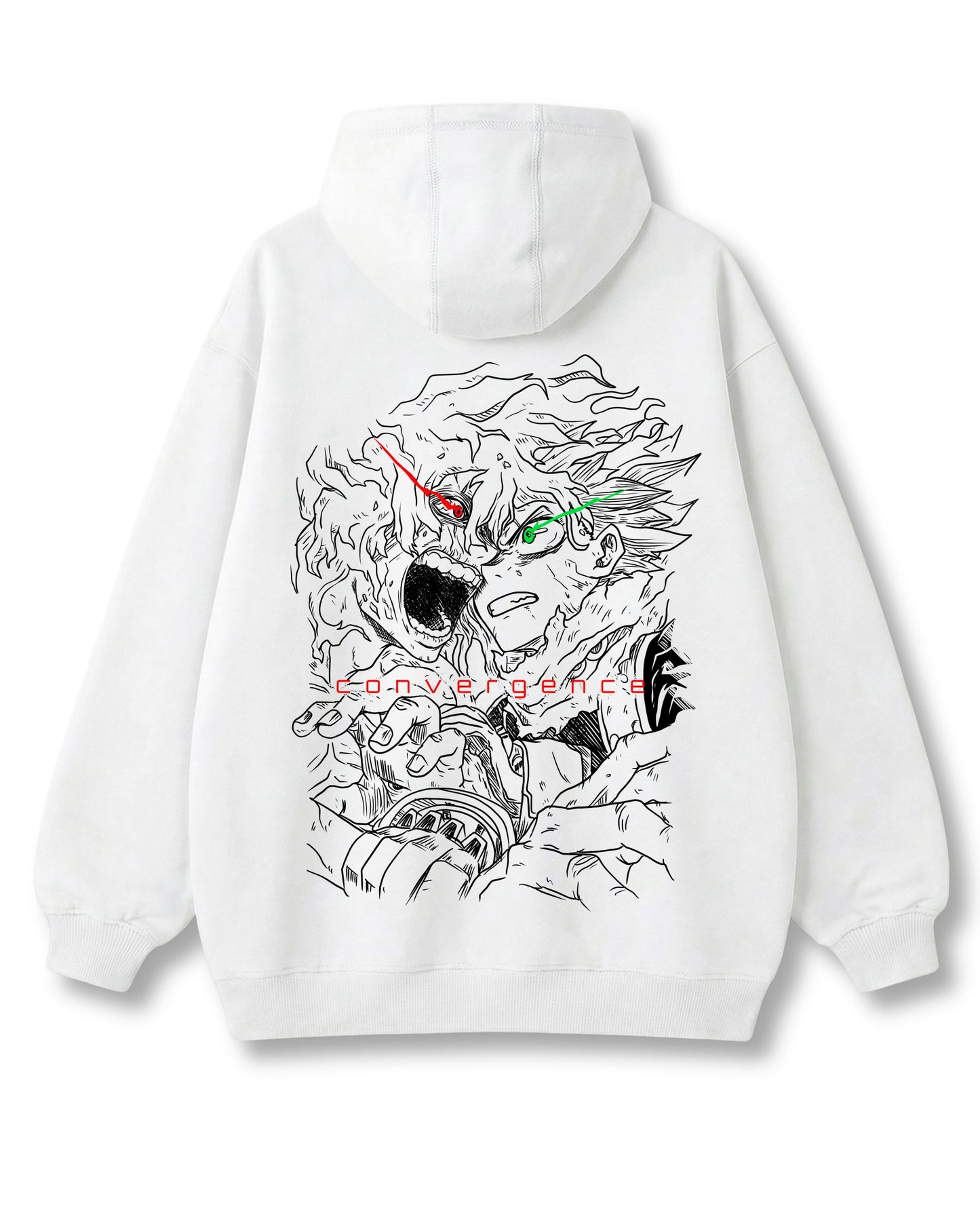 "CONVERGENCE" OVERSIZED HOODIE