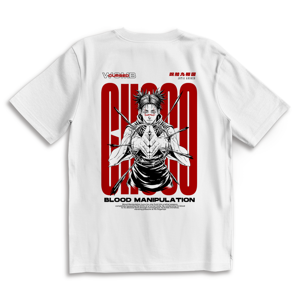 BLOOD MANIPULATION OVERSIZED SHIRT