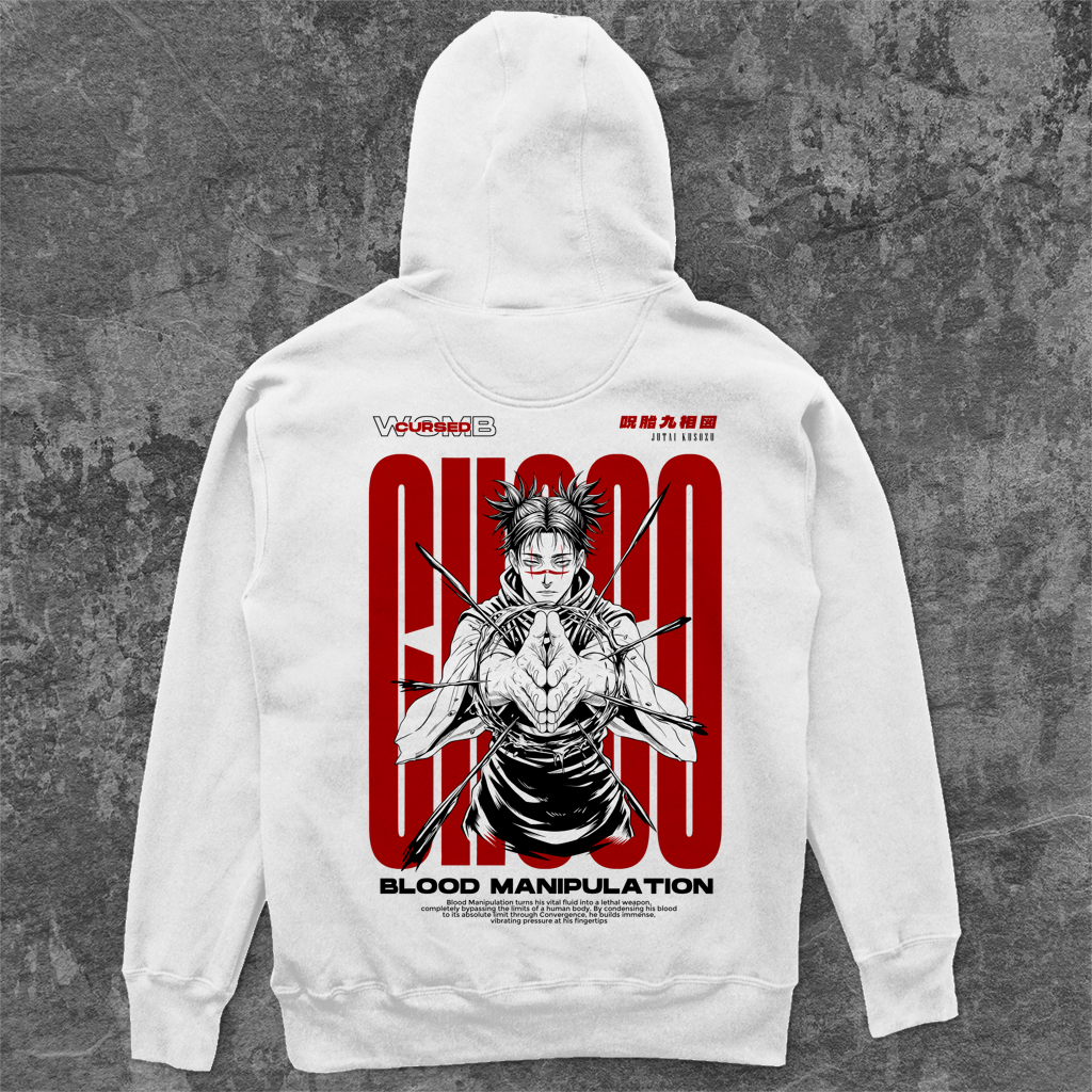 BLOOD MANIPULATION OVERSIZED HOODIE