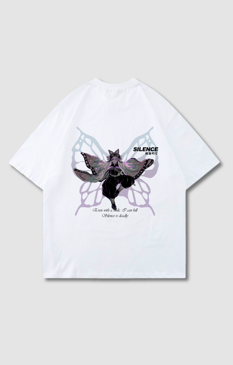 "SILENCE" OVERSIZED SHIRT