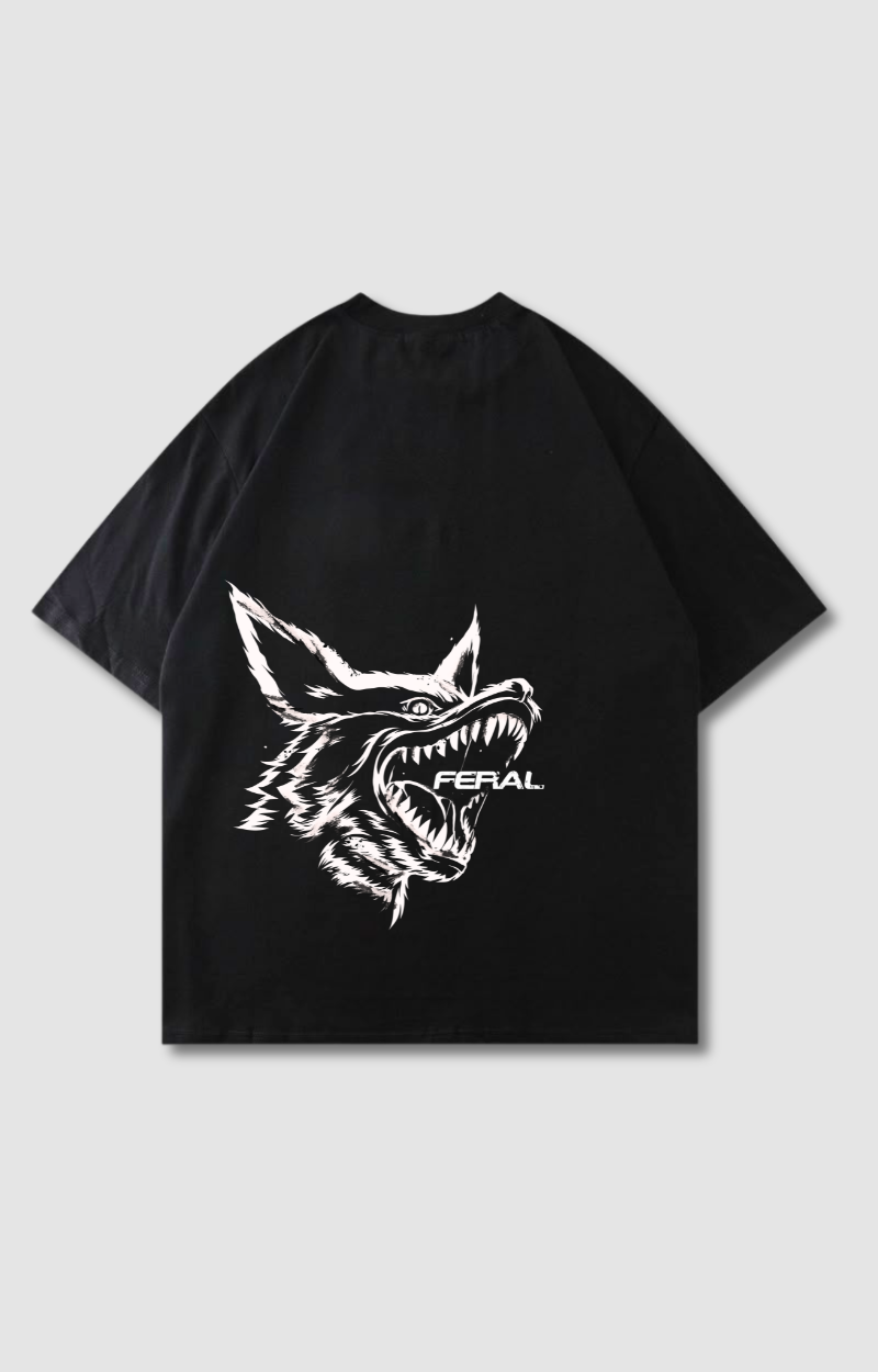 "FERAL" OVERSIZED TEE