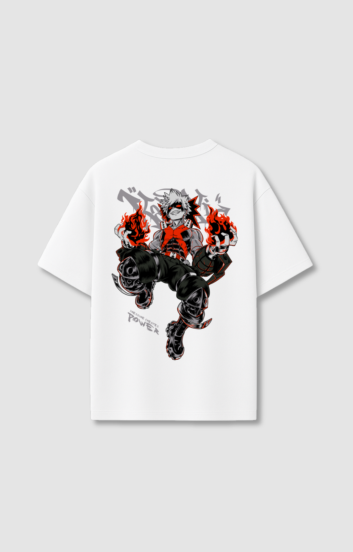 "FORGED POWER" OVERSIZED SHIRT