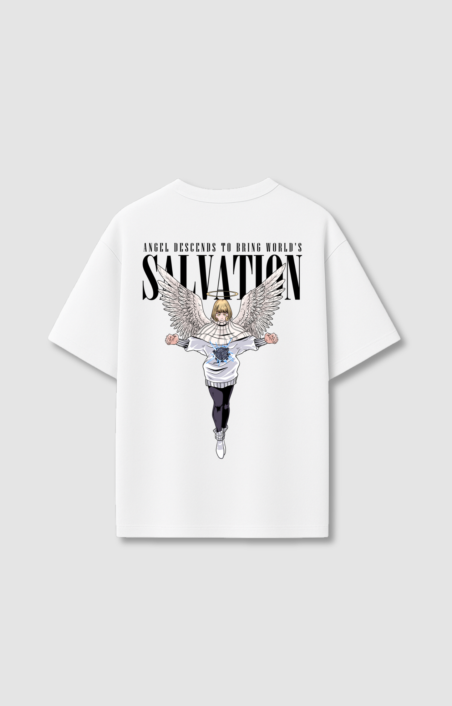 "SALVATION" OVERSIZED SHIRT