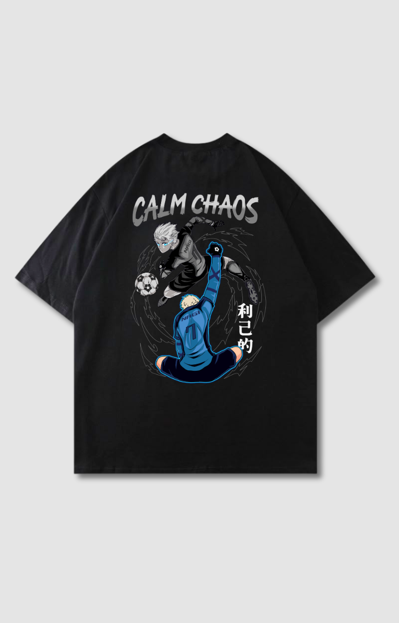 "CALM CHAOS" OVERSIZED SHIRT