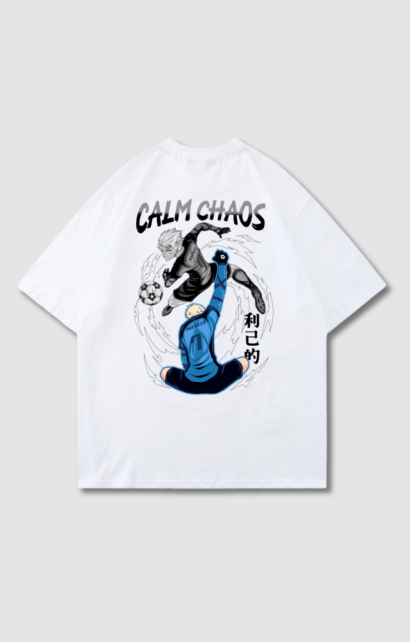 "CALM CHAOS" OVERSIZED SHIRT