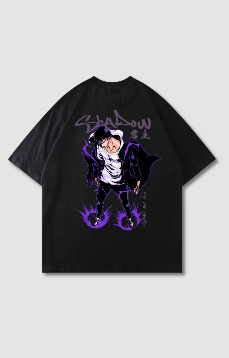 "SHADOW MONARCH" OVERSIZED SHIRT