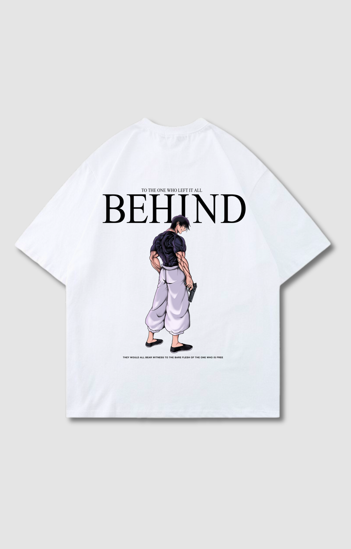 "LEFT BEHIND" OVERSIZED SHIRT