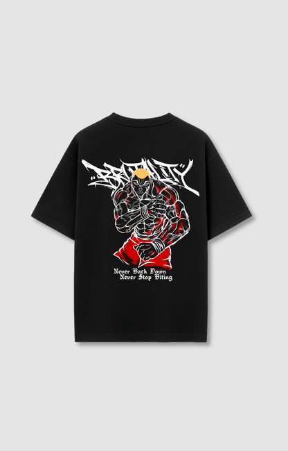 "BRUTALITY" OVERSIZED SHIRT