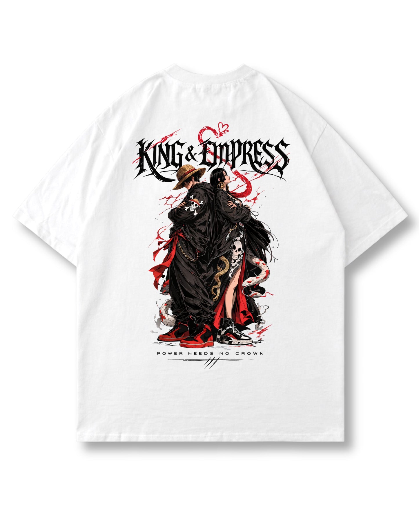 "KING & EMPRESS" OVERSIZED SHIRT