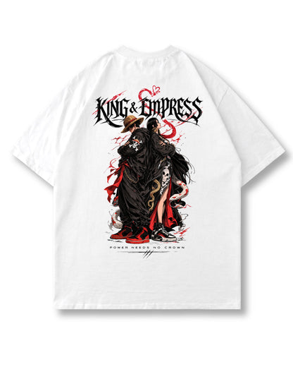 "KING & EMPRESS" OVERSIZED SHIRT