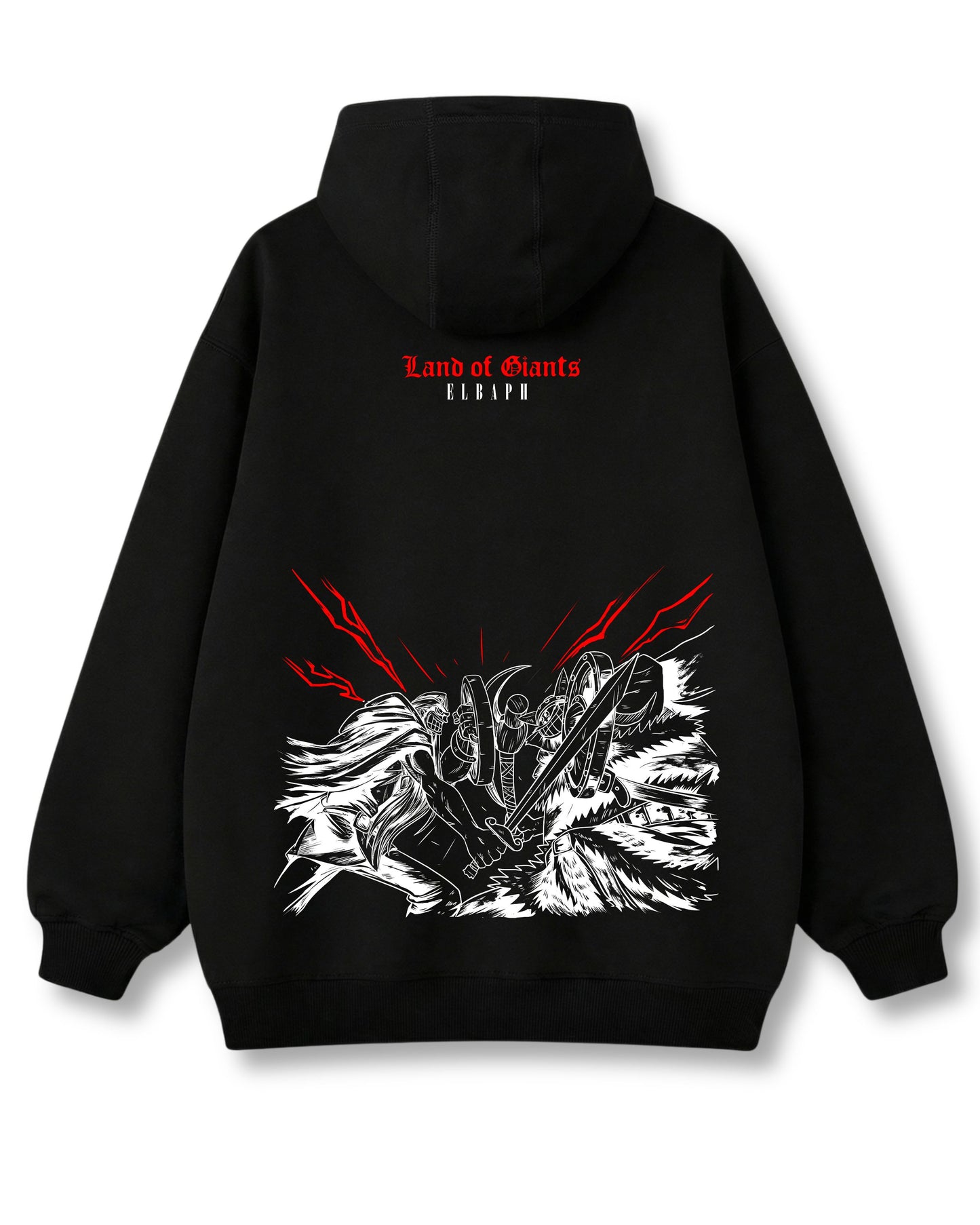 "ELBAPH" OVERSIZED HOODIE