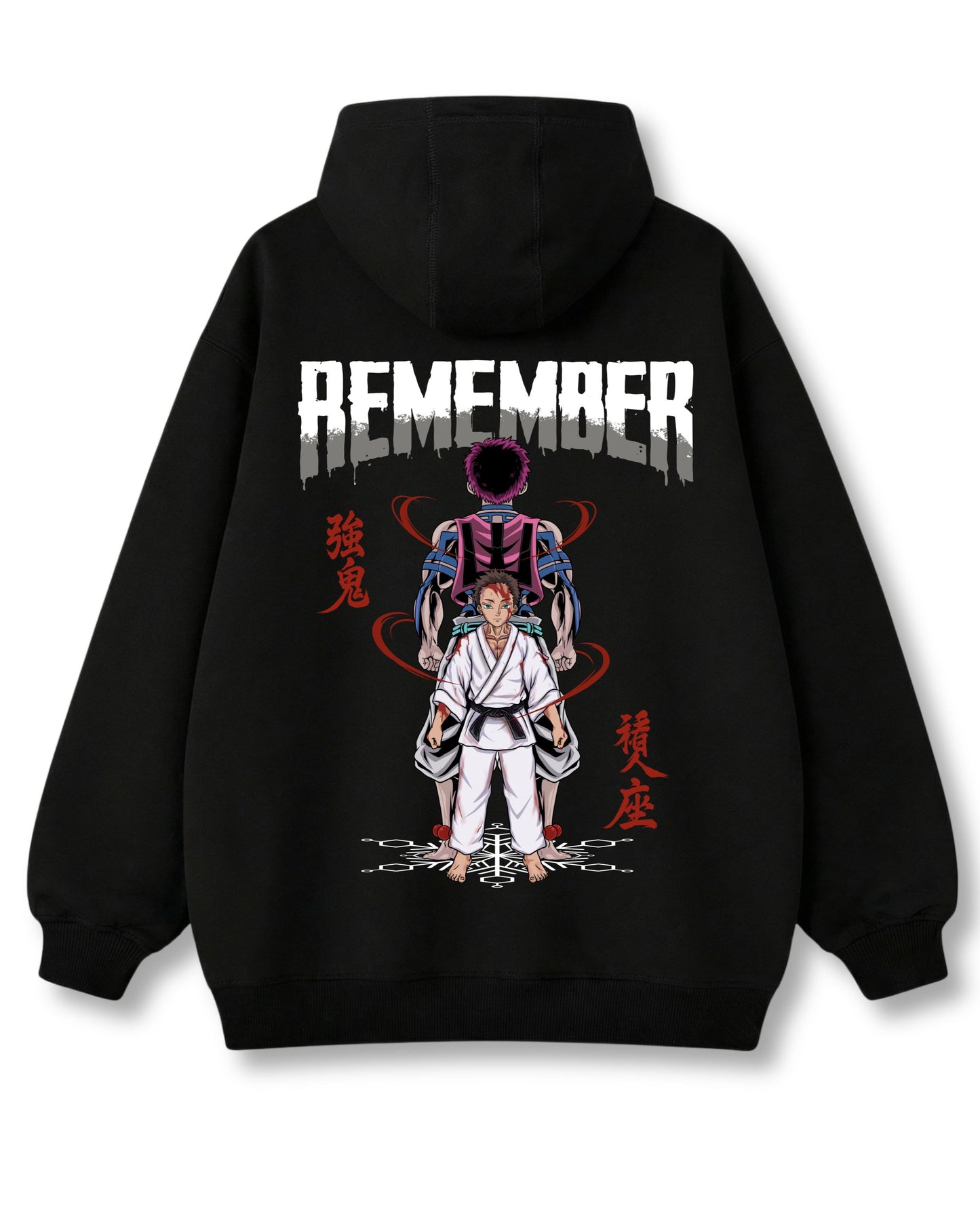 "REMEMBER" OVERSIZED HOODIE