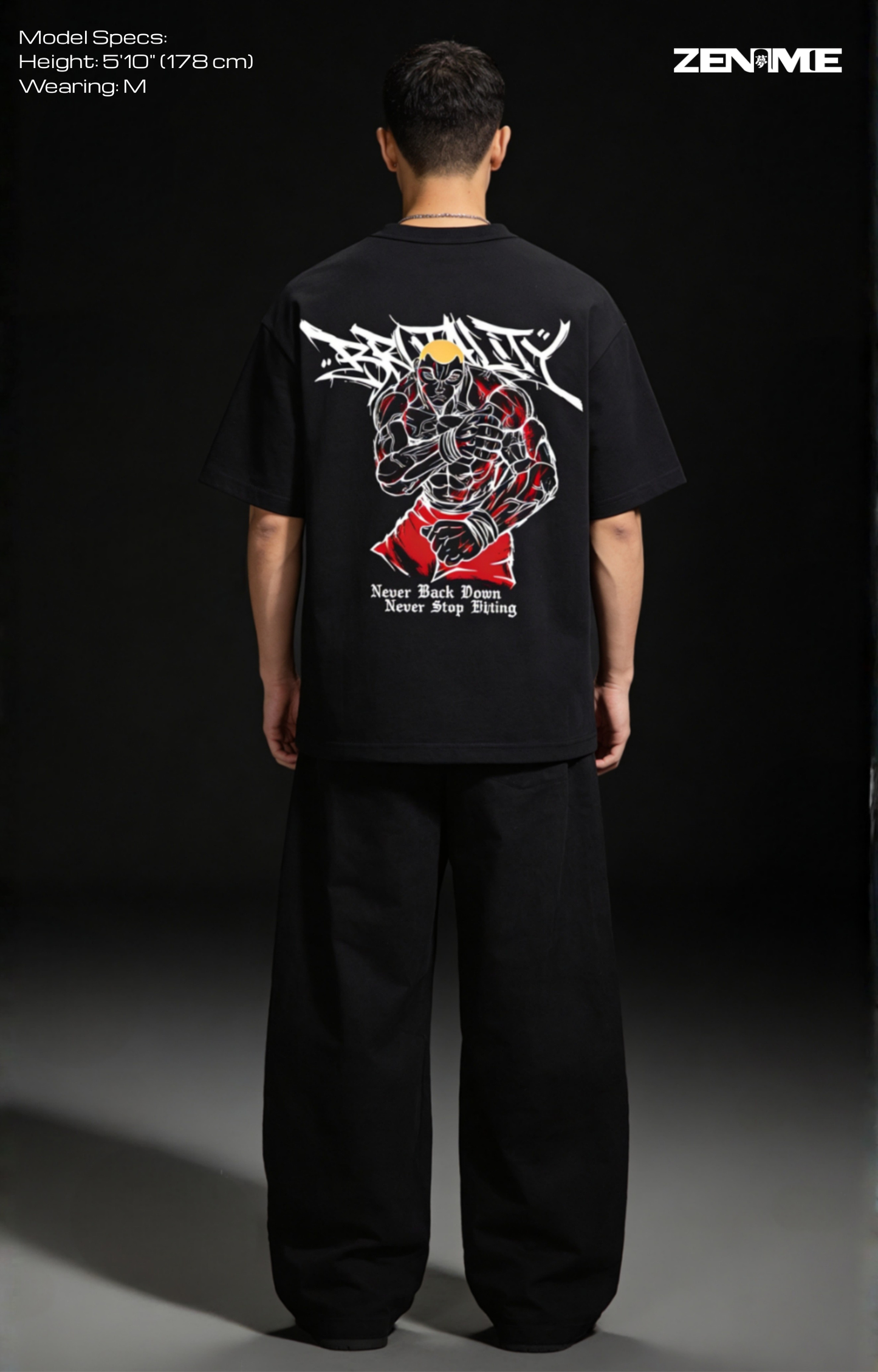 "BRUTALITY" OVERSIZED SHIRT