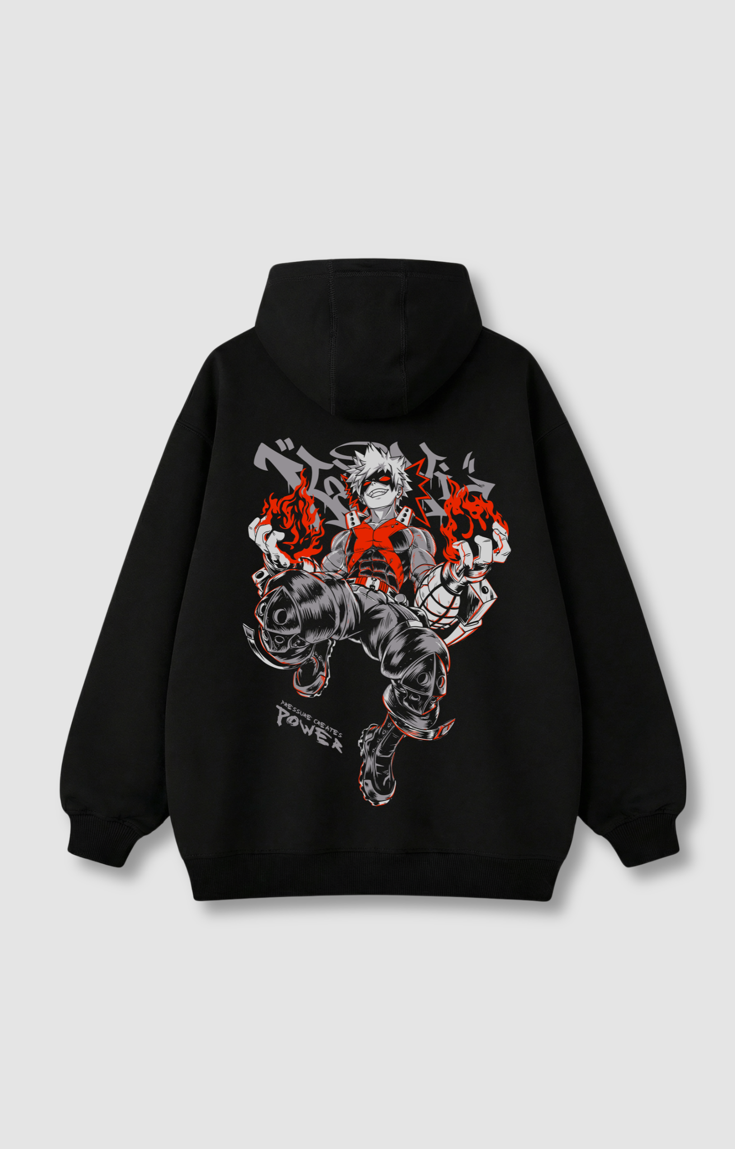 "FORGED POWER" OVERSIZED HOODIE