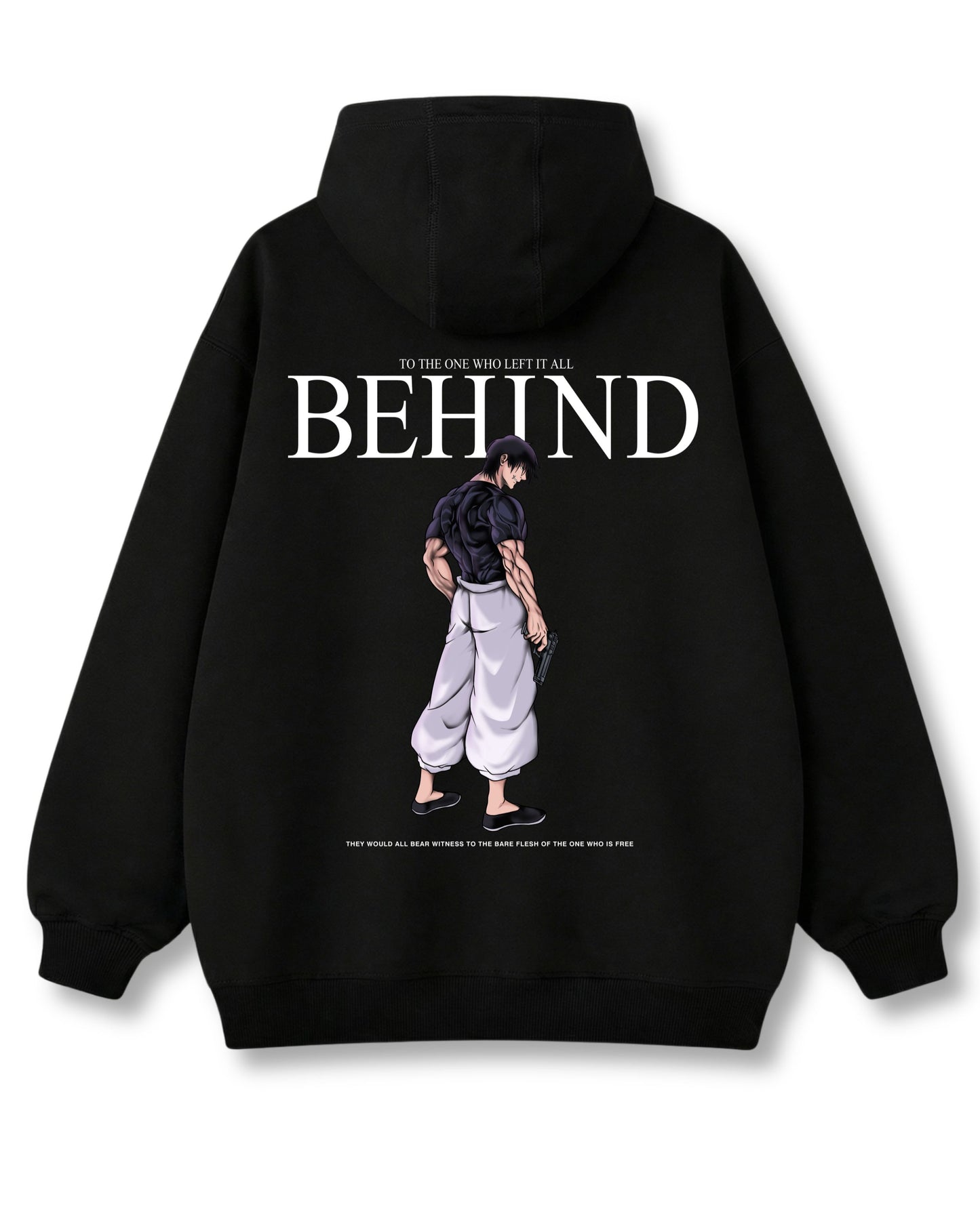 "LEFT BEHIND" OVERSIZED HOODIE