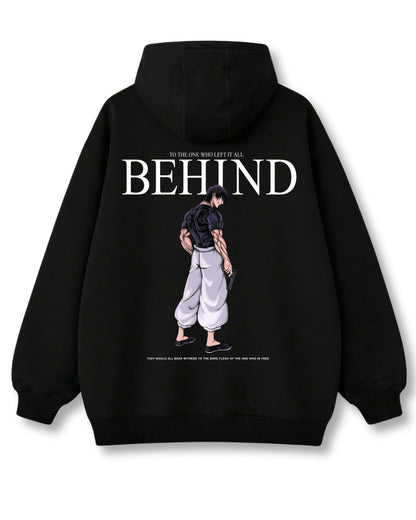 "LEFT BEHIND" OVERSIZED HOODIE