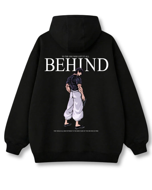 "LEFT BEHIND" OVERSIZED HOODIE