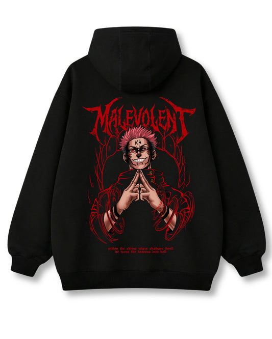 "MALEVOLENT" OVERSIZED HOODIE