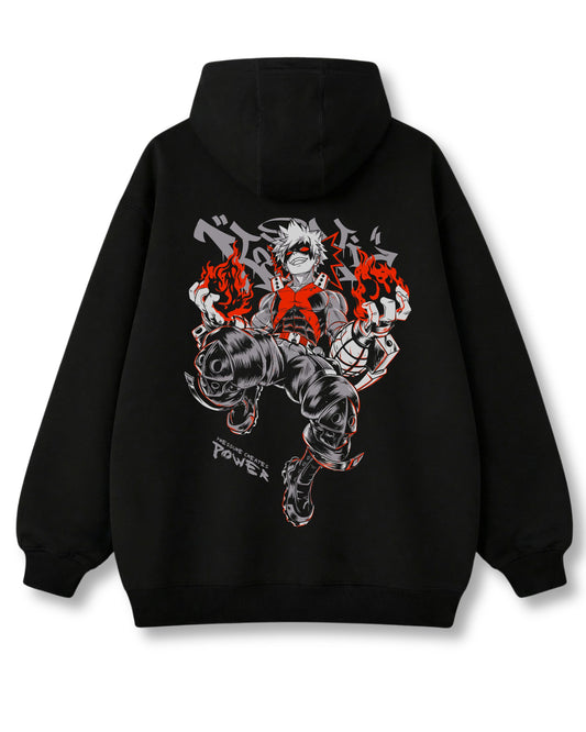 "FORGED POWER" OVERSIZED HOODIE