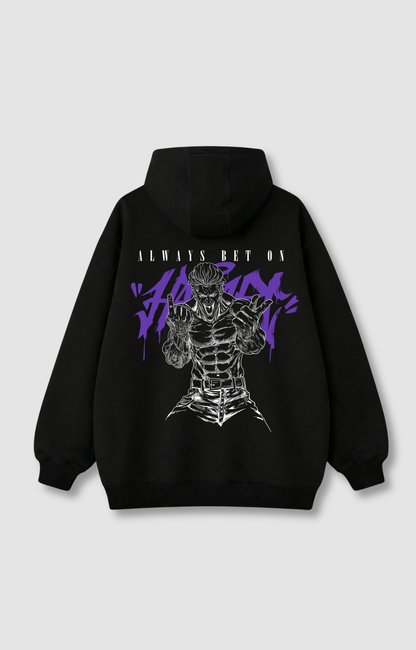 "BET ON" OVERSIZED HOODIE