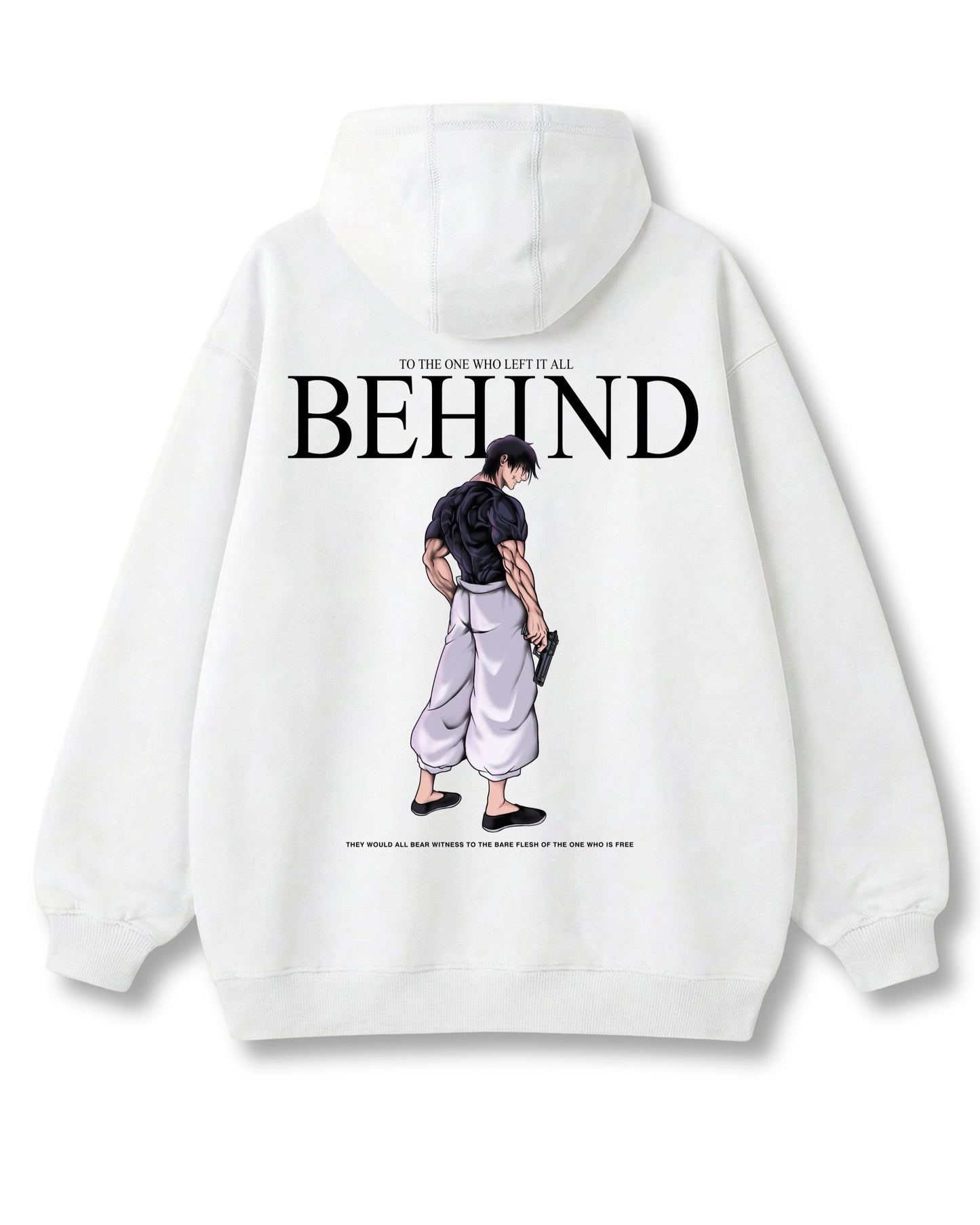 "LEFT BEHIND" OVERSIZED HOODIE