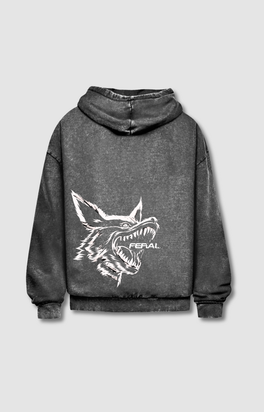 "FERAL" VINTAGE HOODIE