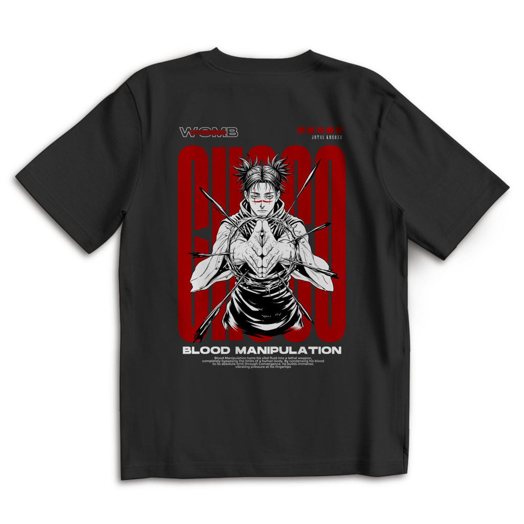 BLOOD MANIPULATION OVERSIZED SHIRT