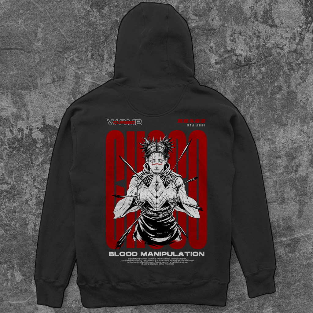 BLOOD MANIPULATION OVERSIZED HOODIE