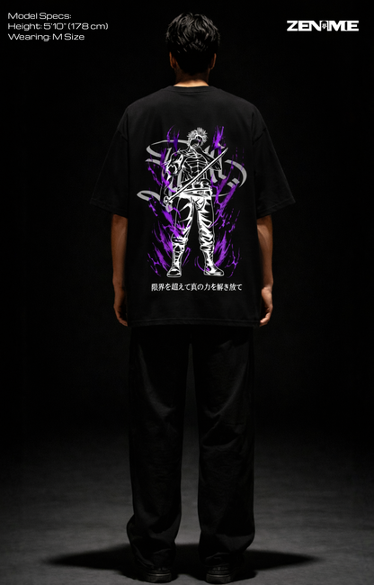 "GO BEYOND" OVERSIZED SHIRT