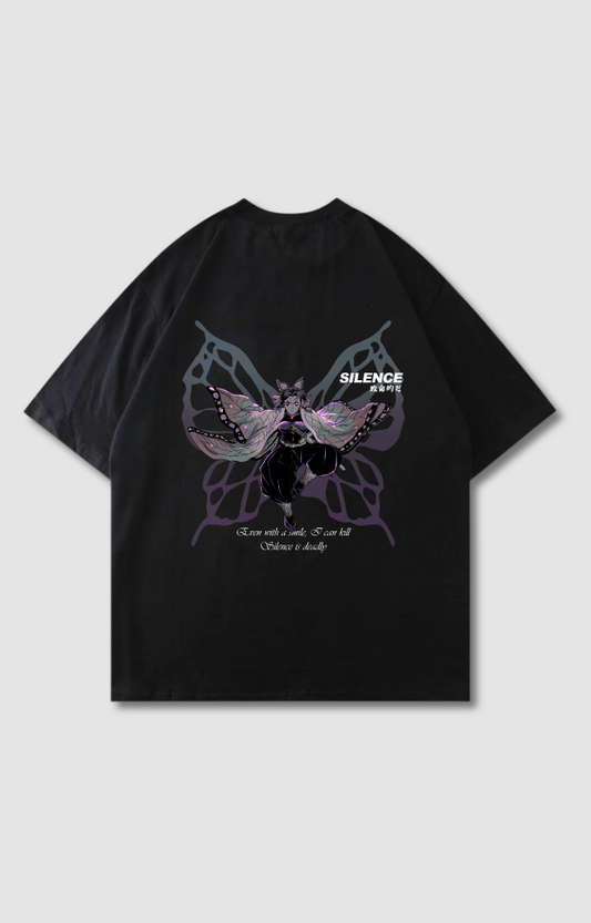 "SILENCE" OVERSIZED SHIRT