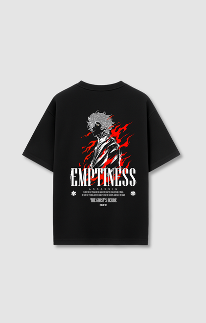 "EMPTINESS" OVERSIZED SHIRT