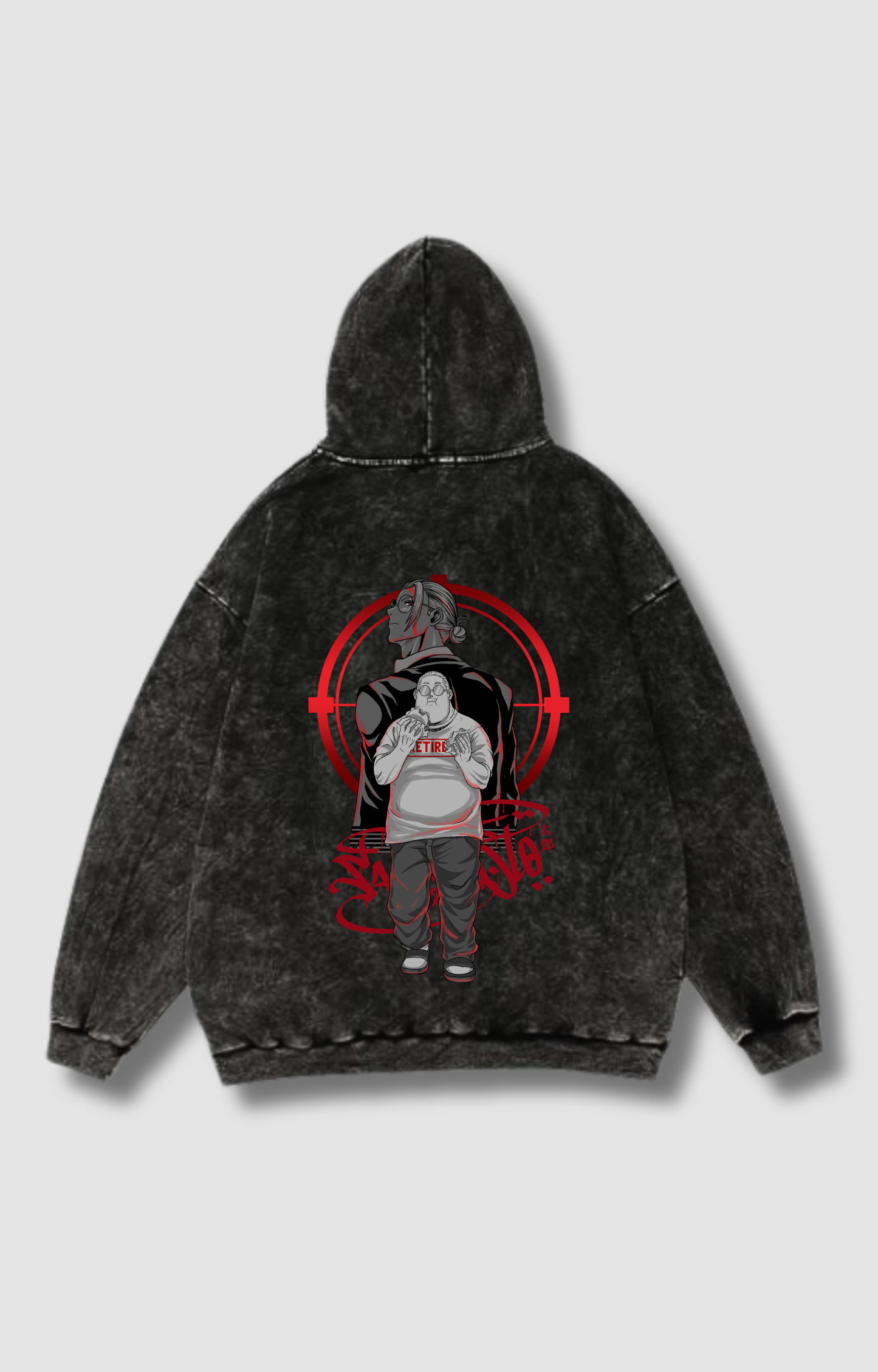 "RETIRED HITMAN" VINTAGE HOODIE