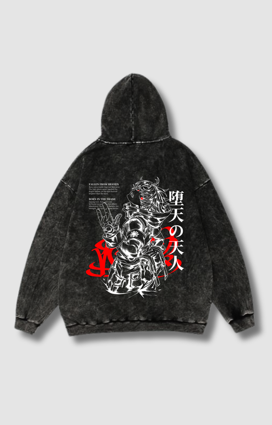 "BORN IN TRASH" VINTAGE HOODIE