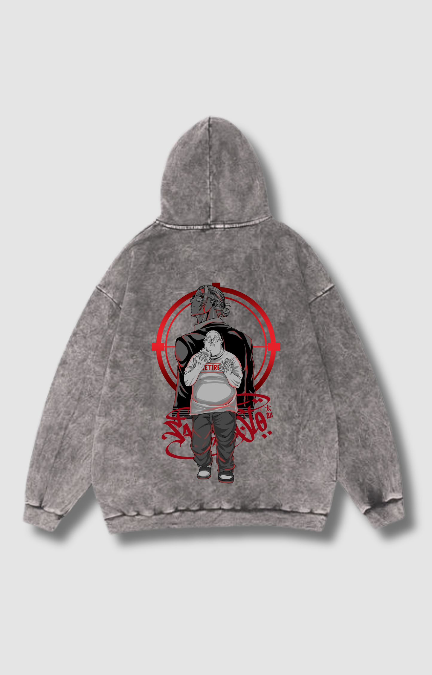 "RETIRED HITMAN" VINTAGE HOODIE