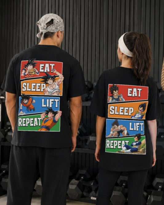 LIFT REPEAT COUPLE SHIRT