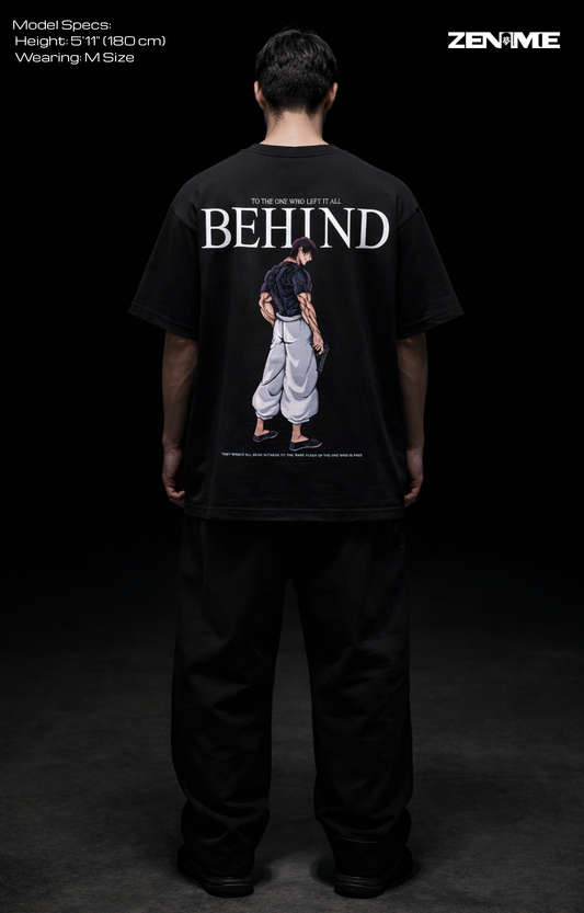 "LEFT BEHIND" OVERSIZED SHIRT