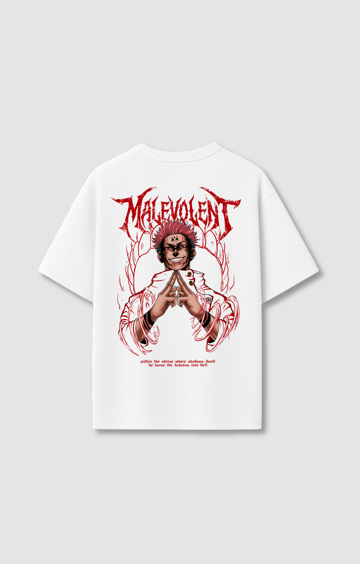 "MALEVOLENT" OVERSIZED SHIRT