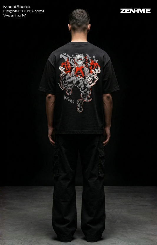 "FORGED POWER" OVERSIZED SHIRT