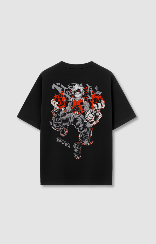 "FORGED POWER" OVERSIZED SHIRT