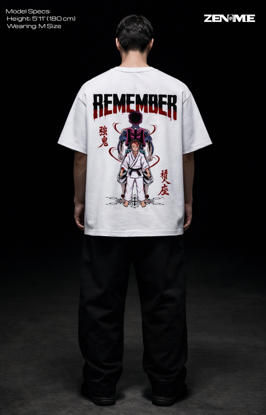 "REMEMBER" OVERSIZED SHIRT