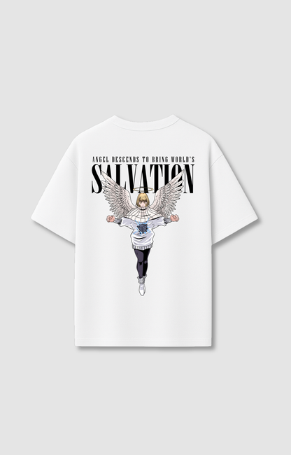 "SALVATION" OVERSIZED SHIRT