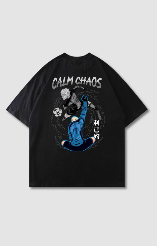 "CALM CHAOS" OVERSIZED TEE
