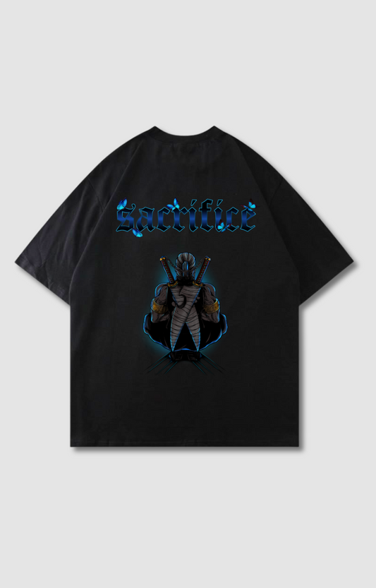 "SACRIFICE" OVERSIZED SHIRT