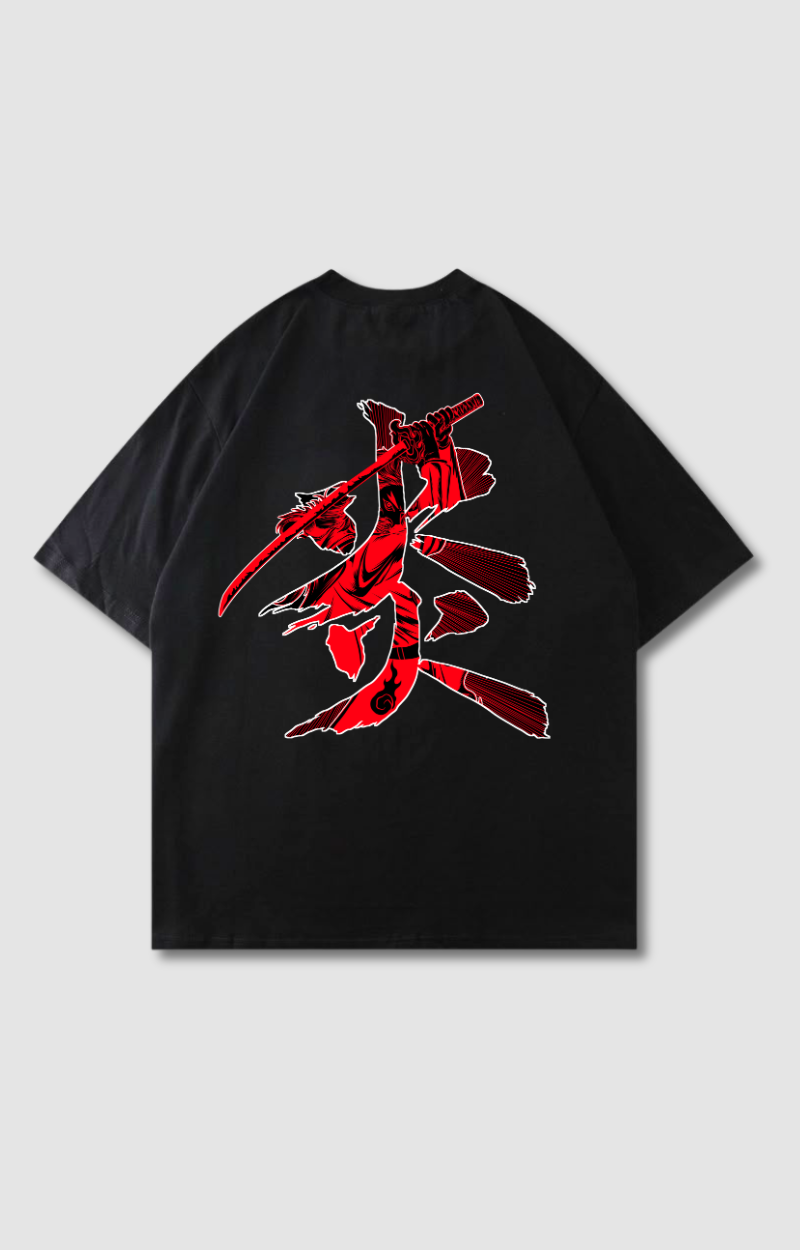 "FIREFANG" OVERSIZED SHIRT