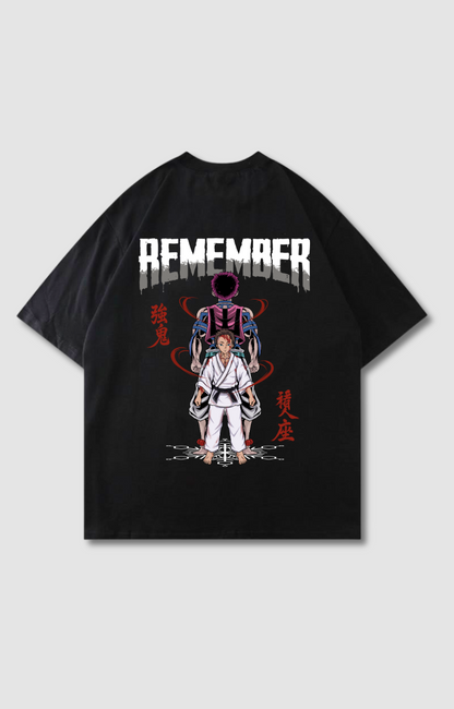 "REMEMBER" OVERSIZED SHIRT