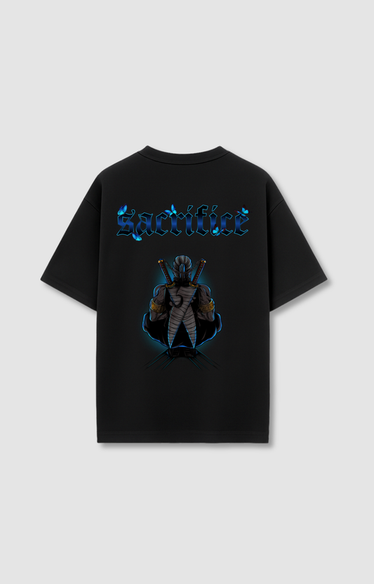 "SACRIFICE" OVERSIZED SHIRT